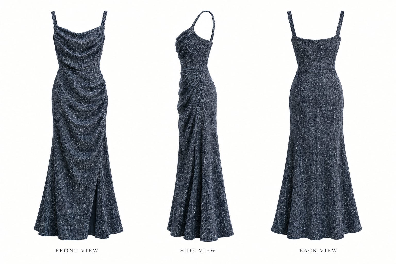 Charcoal-Grey Dress - Image 2