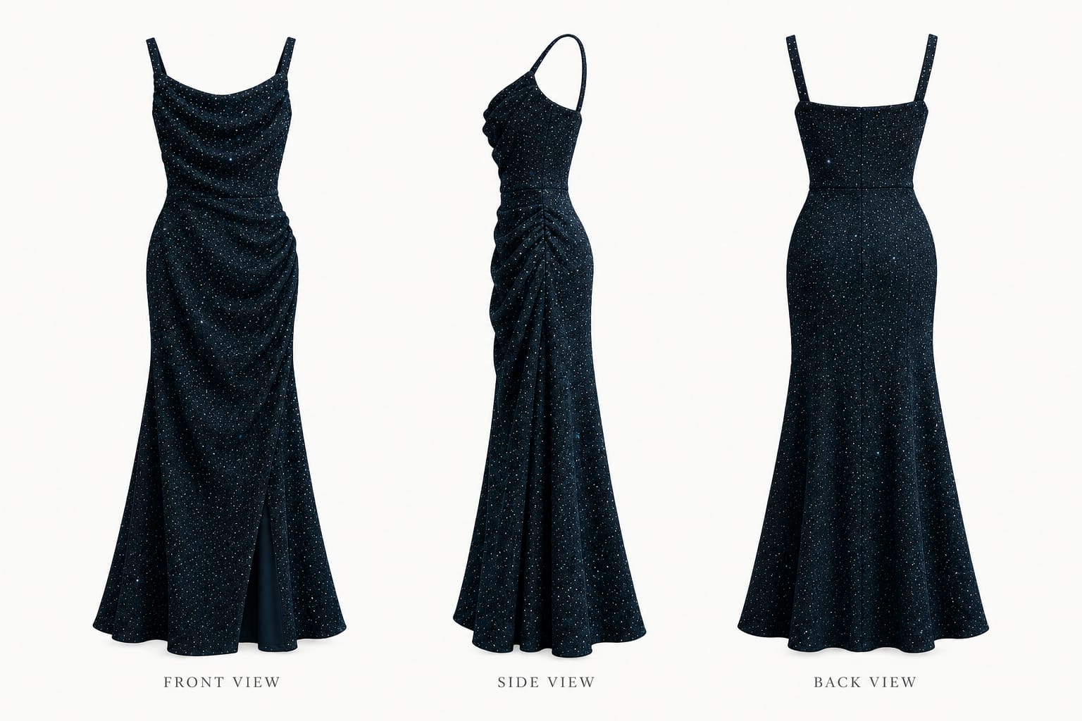 Midnight Black Dress - Image 2